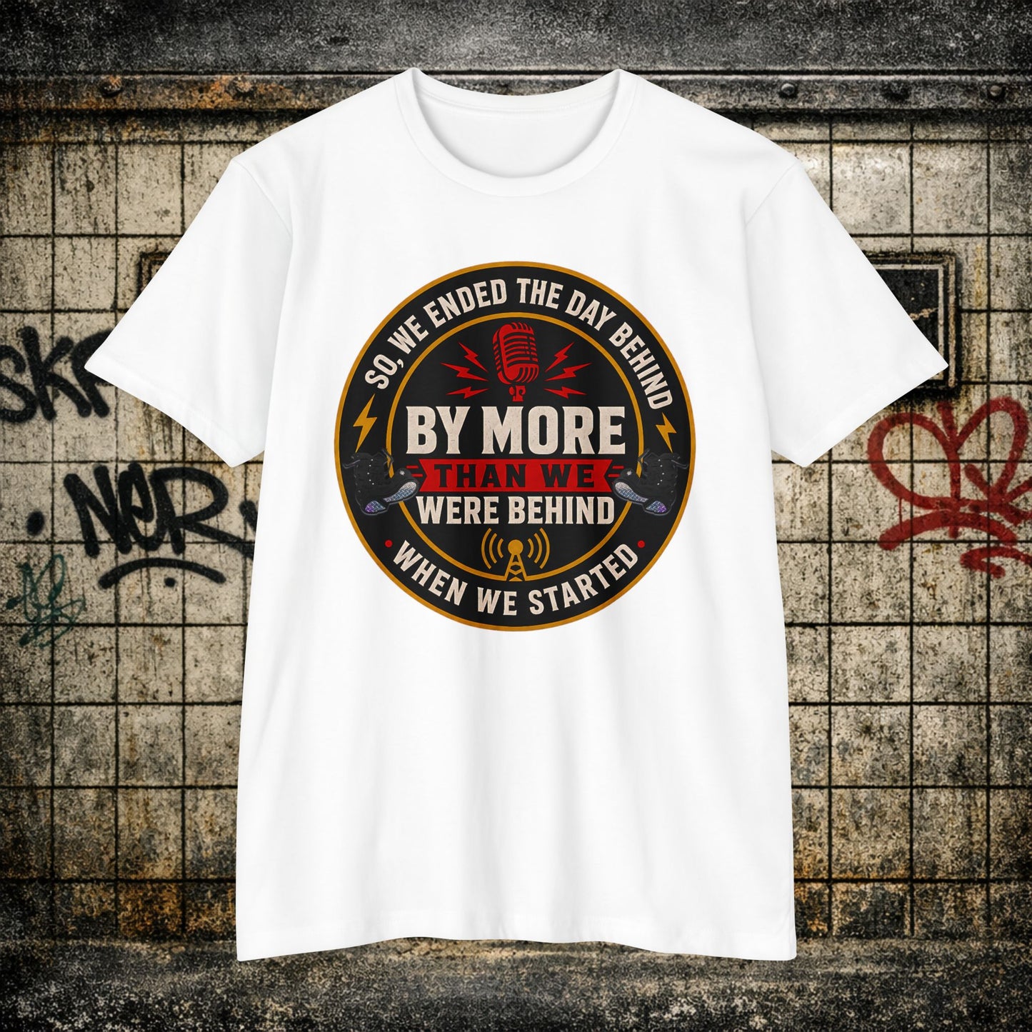 “Minnesota Mic‑Pretender Tee — Built Tougher Than His Radio Act”