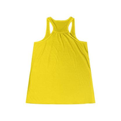 Don't Mess With a Woman who knows how to stage a Crime Scene Women's Flowy Racerback Tank Gift for True Crime Lovers