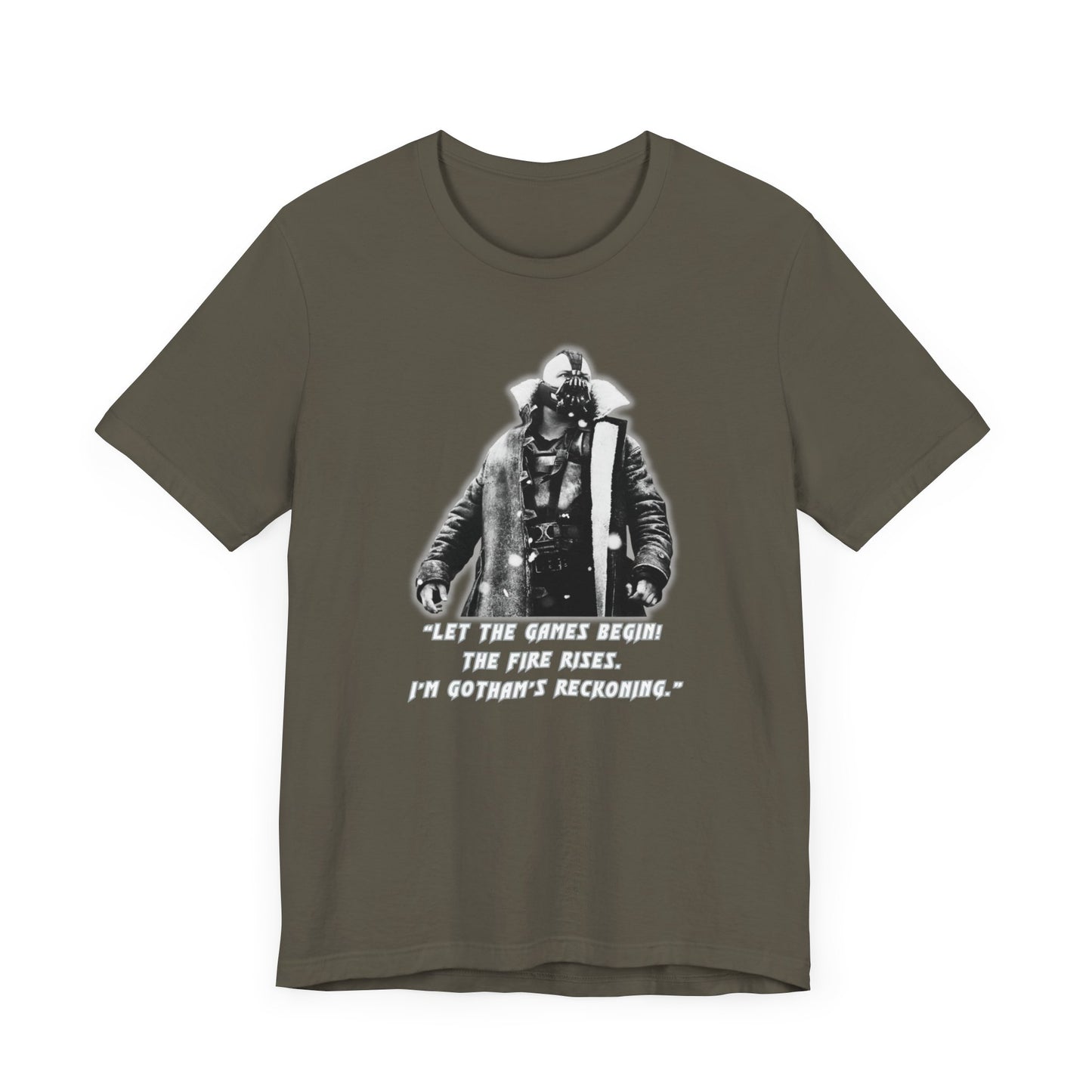 Gothams Reckoning Bane Inspired Unisex Jersey Tee Unleash Your Inner Villain