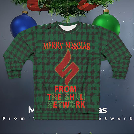 Merry Sessmas Sweatshirt - The Shuli Network Holiday Ugly Sweater
