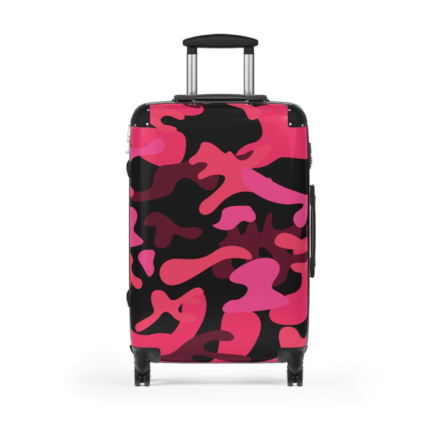 Colorful Pink Camo Suitcase