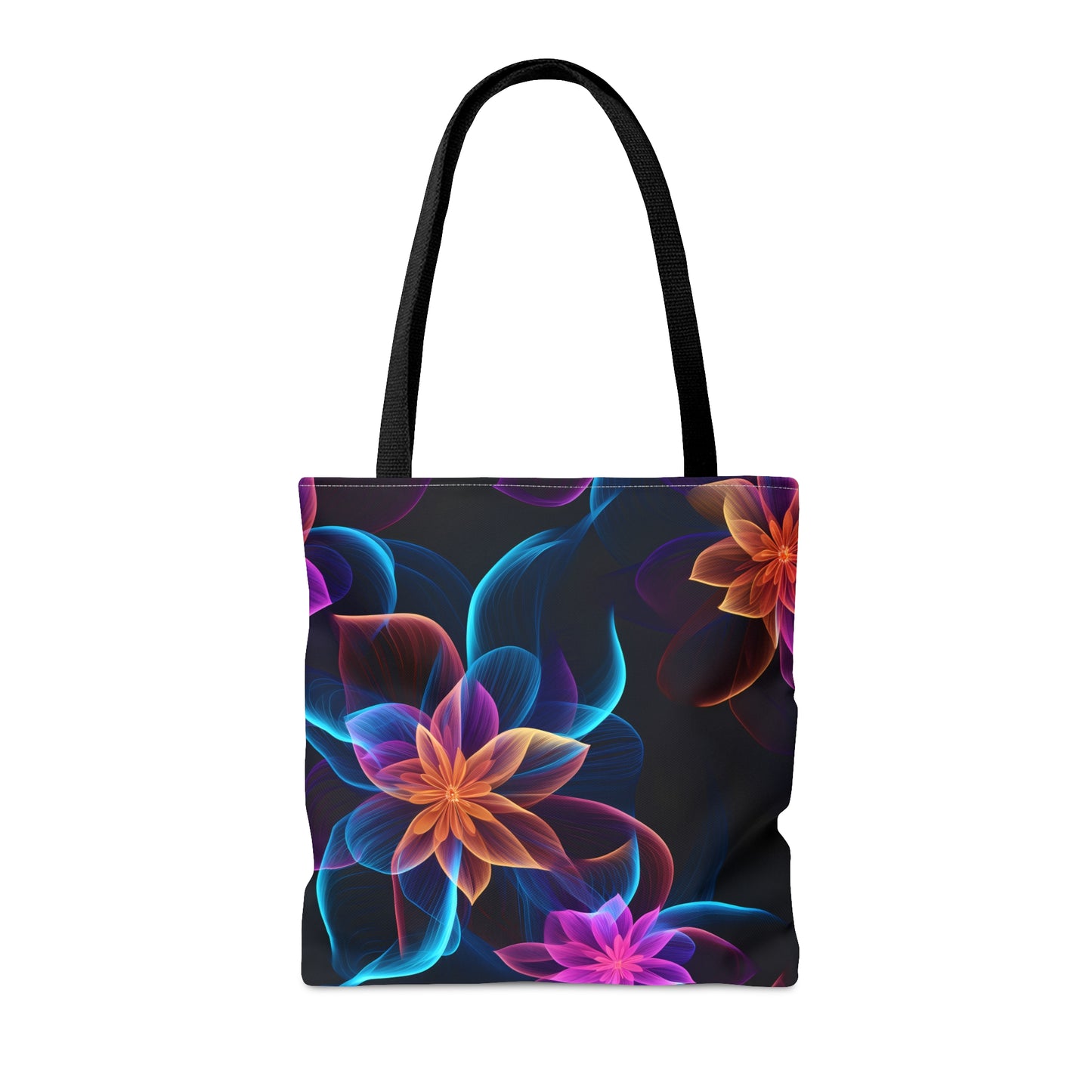 Chic Neon Garden All Over Print Tote Bag