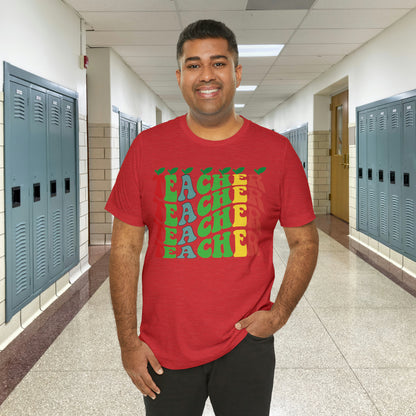 Colorful Teacher Unisex Jersey Short Sleeve Tee