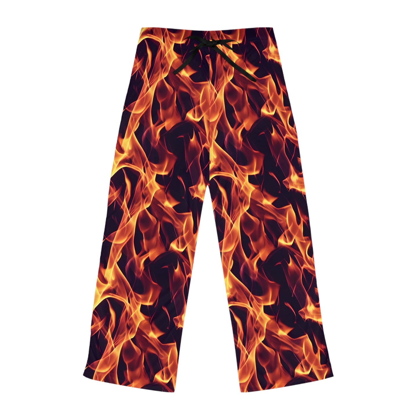 Flames All Over Women's Pajama Pants - AOP Loungewear for Stylish Comfort Women's Pajama Pants (AOP)