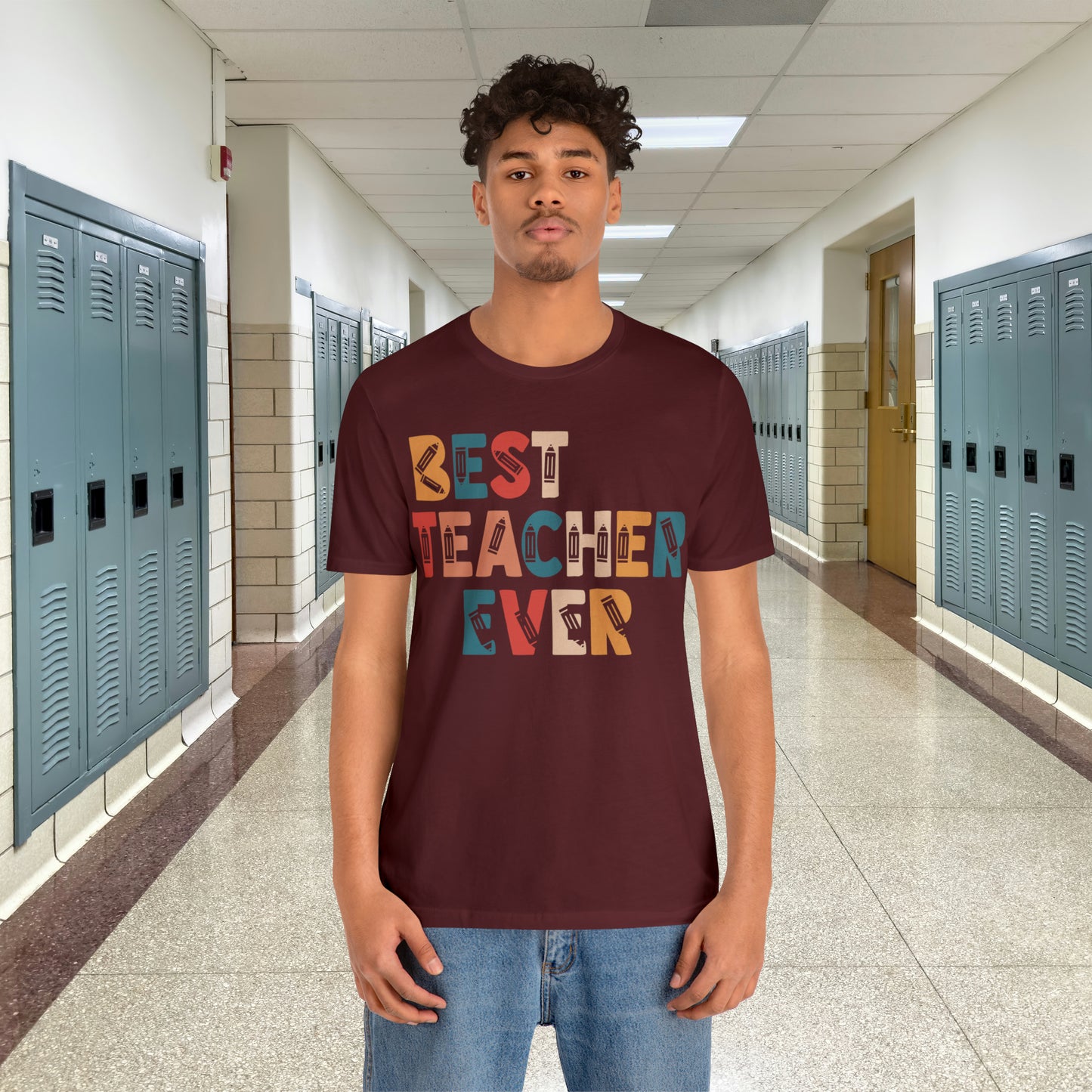 Best Teacher Ever Unisex Jersey Short Sleeve Tee