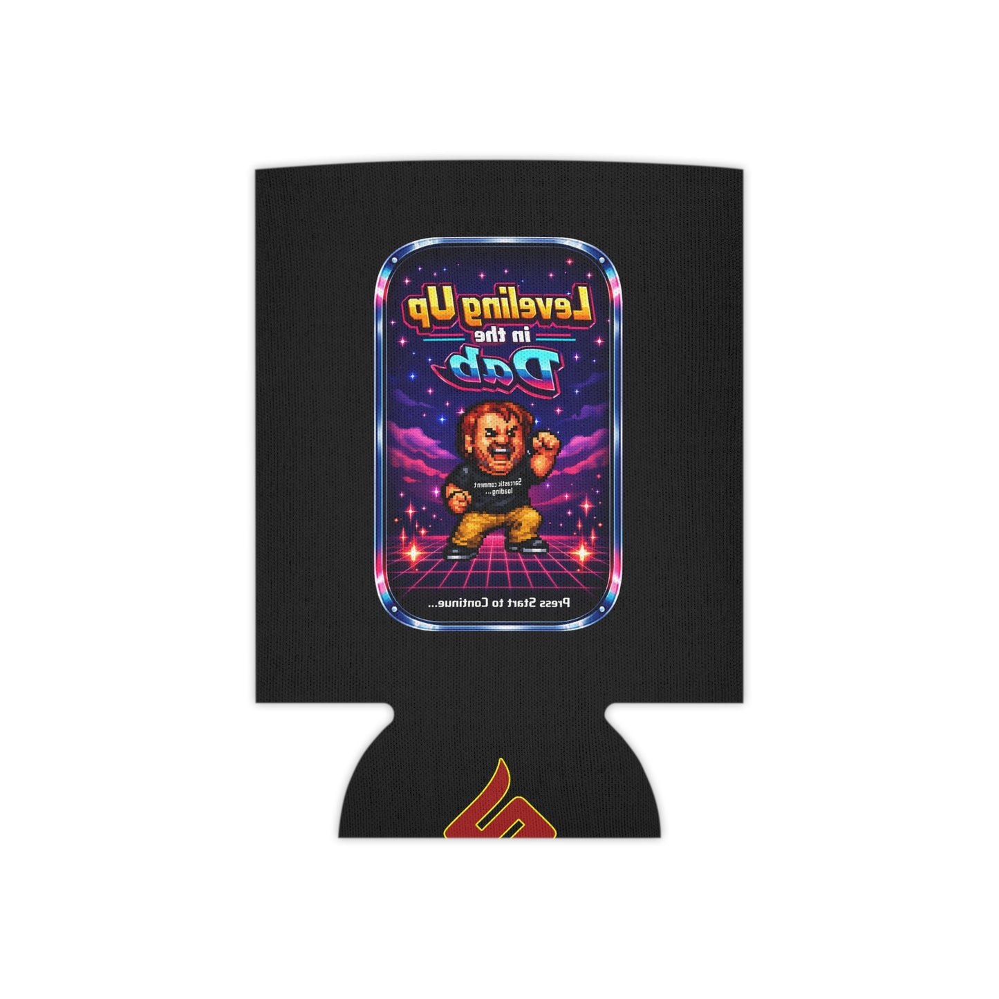 Leveling Up in the Dab Retro  Drink Koozie
