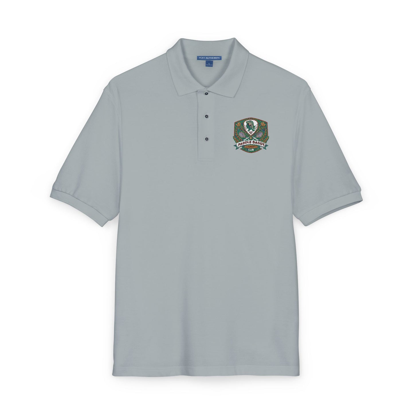 Paddle Daddy Country Club Polo  Embroidered Unisex Elegance for the Ironically Elite