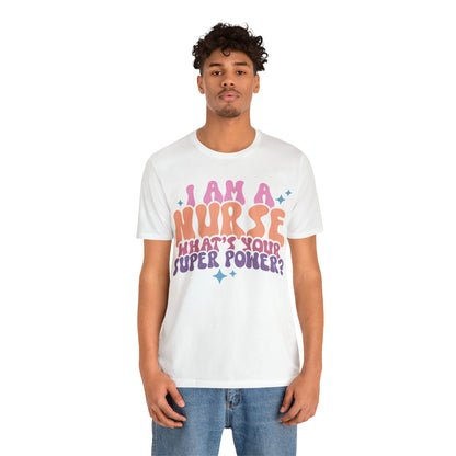 Comfy and Stylish Bella+Canva 3001 Nurse T-Shirt: Perfect Gift for Professionals & Nursing Students, Soft Fabric, Various Sizes Available