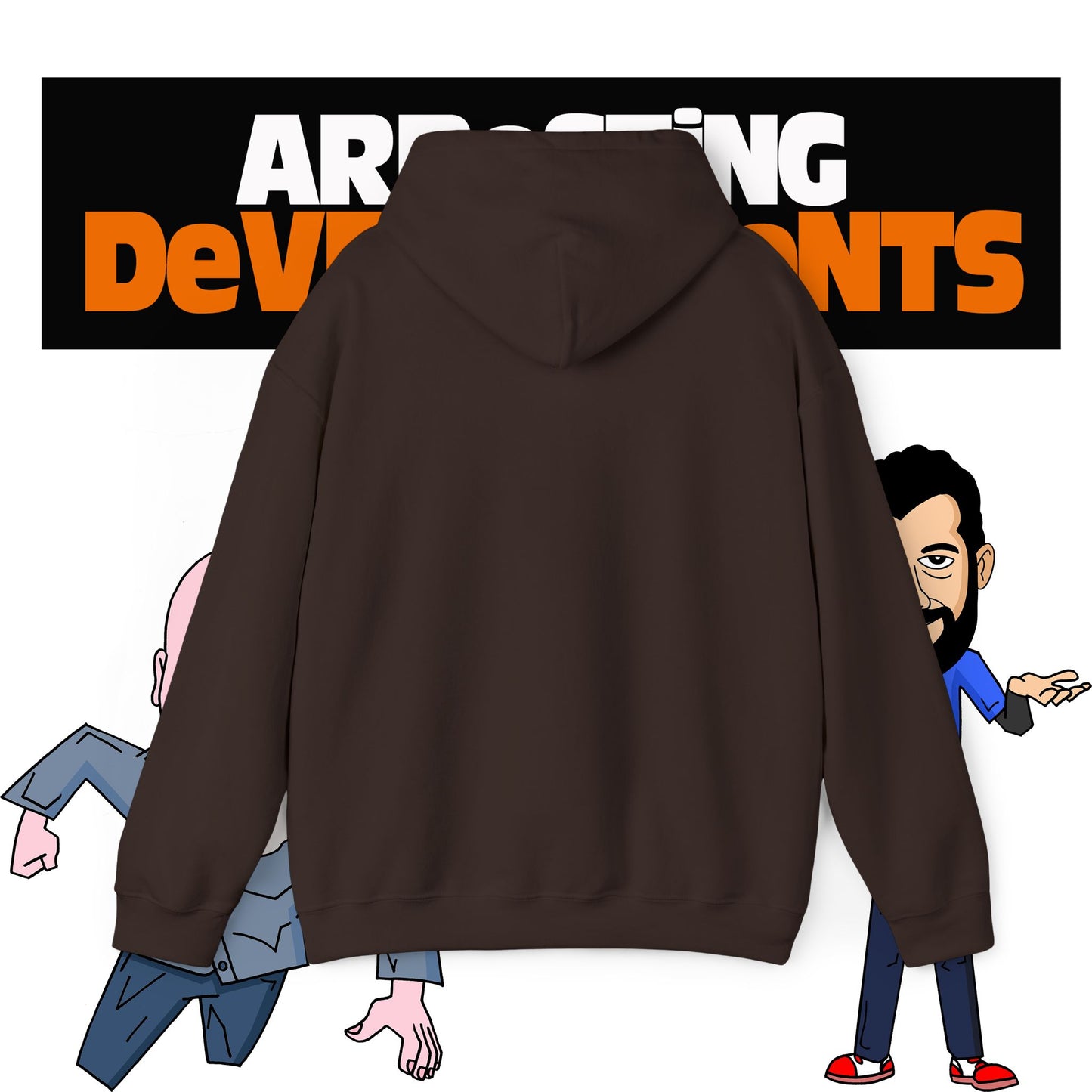 Arresting Developments Chaos Embroidered Hoodie – Official Podcast Merch for True Crime & Dabbleverse Fans Unisex Heavy Blend™ Hooded Sweatshirt