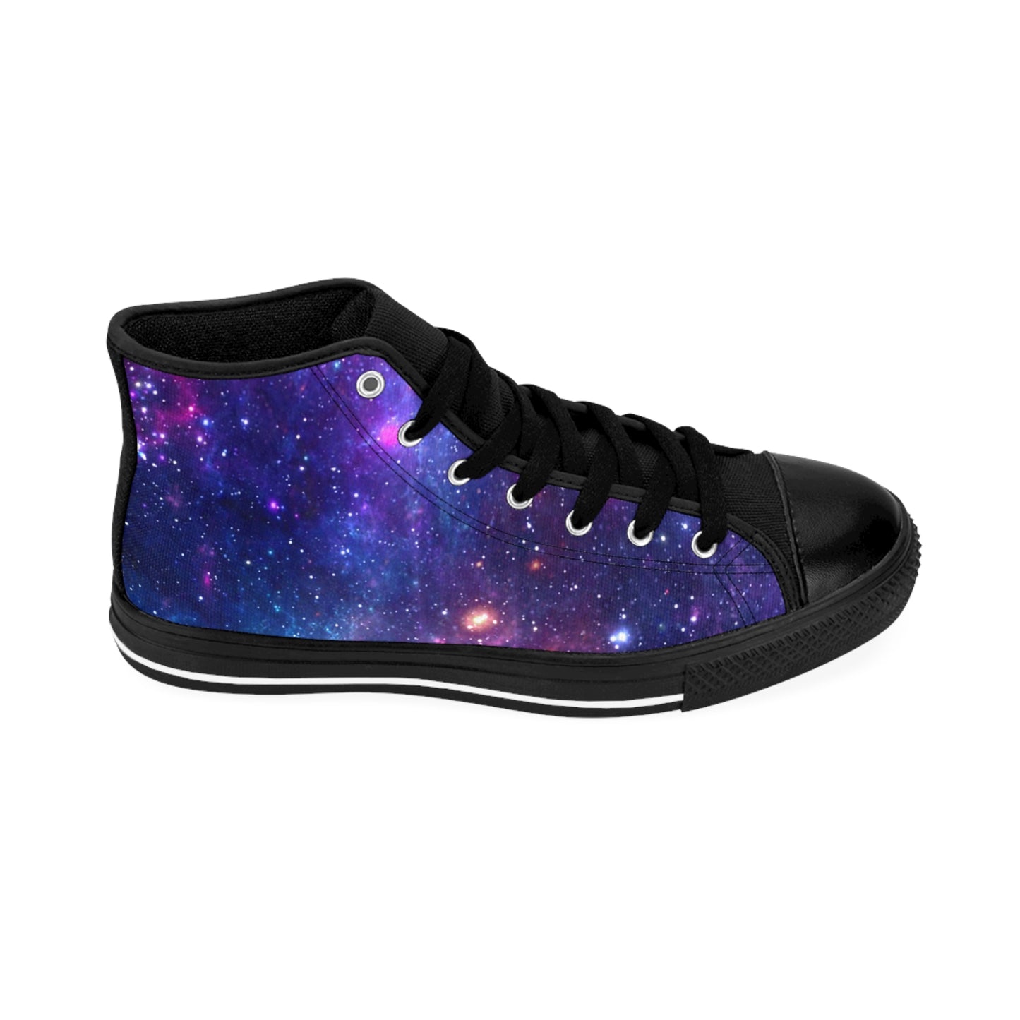 Purple Beyond the Stars Outer Space Out of this World Women's Classic Sneakers