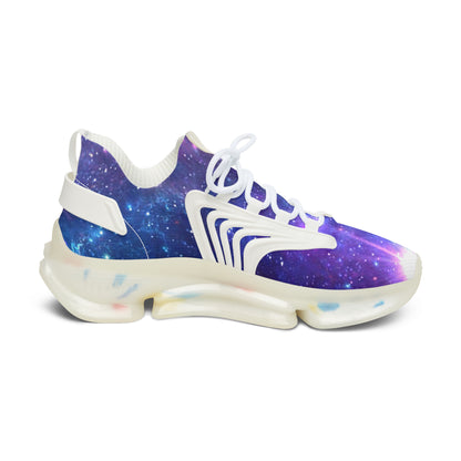 Purple Beyond the Stars Outer Space Out of this World Women's Mesh Sneakers