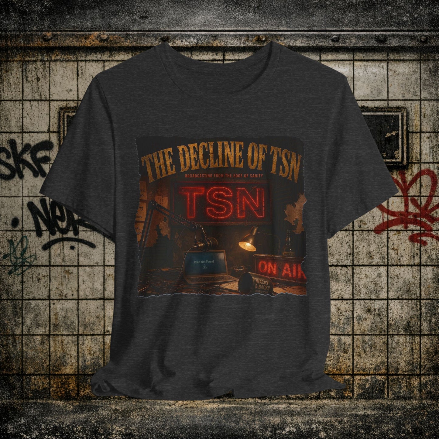 The Decline of TSN "On Air" Vintage Radio Tee
