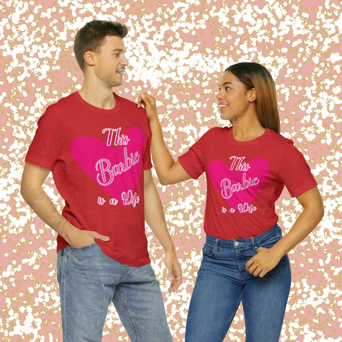 This Barbie is a Wife Unisex Jersey Short Sleeve Tee Gifts for her