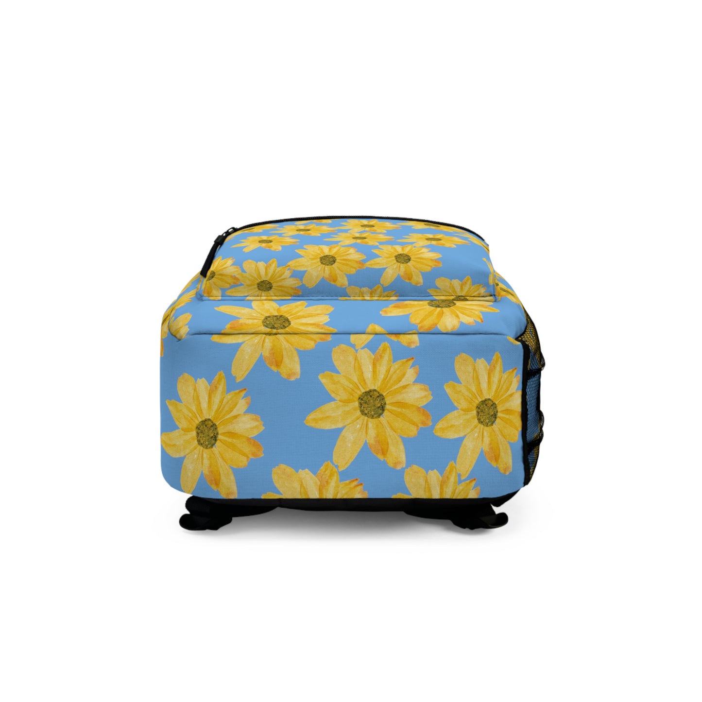 Yellow Flowers on Blue Sky back to School Backpack