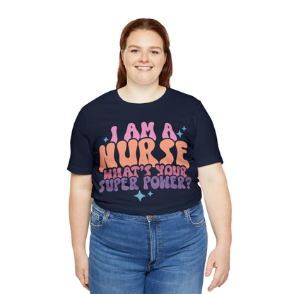 Comfy and Stylish Bella+Canva 3001 Nurse T-Shirt: Perfect Gift for Professionals & Nursing Students, Soft Fabric, Various Sizes Available