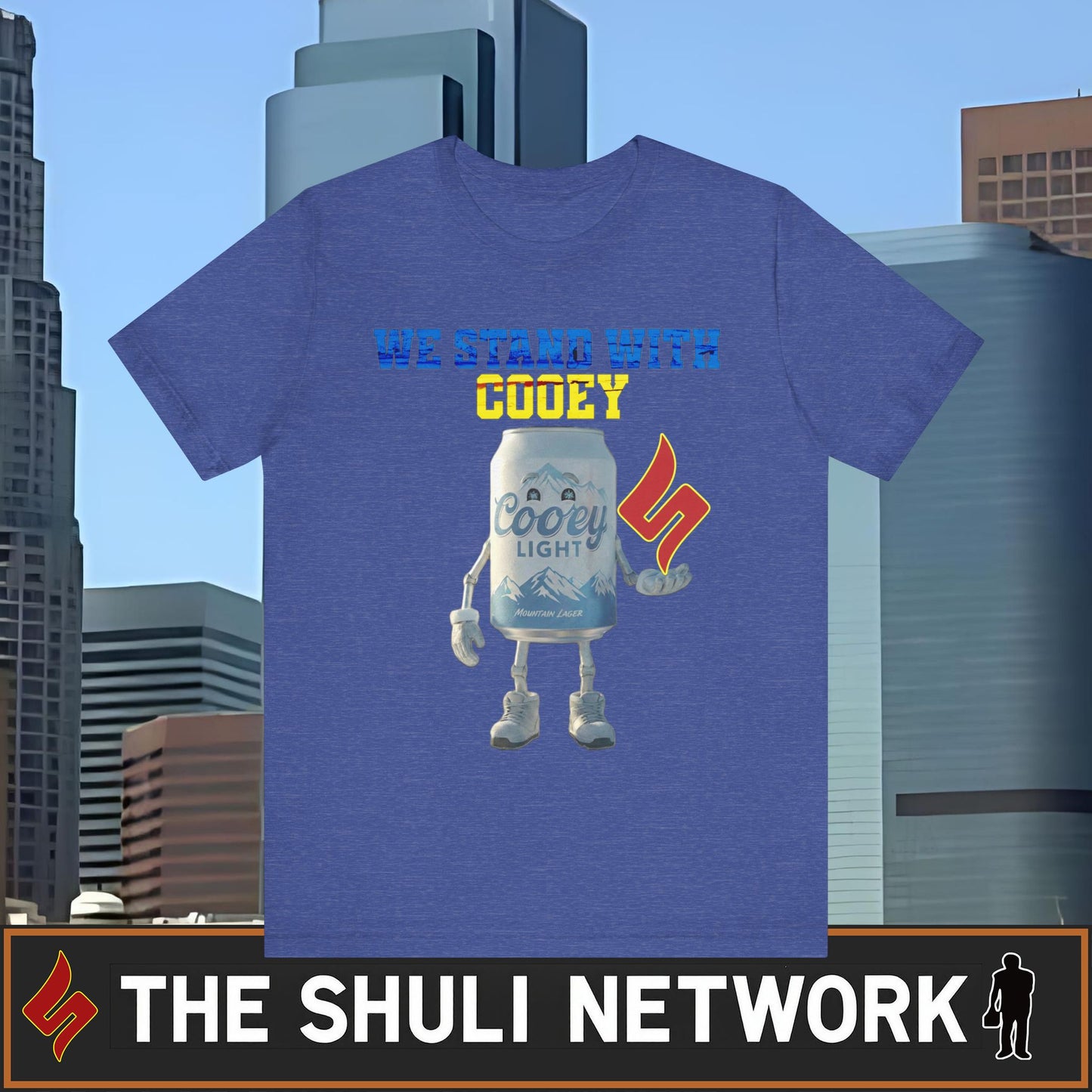 We Stand With Cooey Can Tee — Official Shuli Network Solidarity Drop