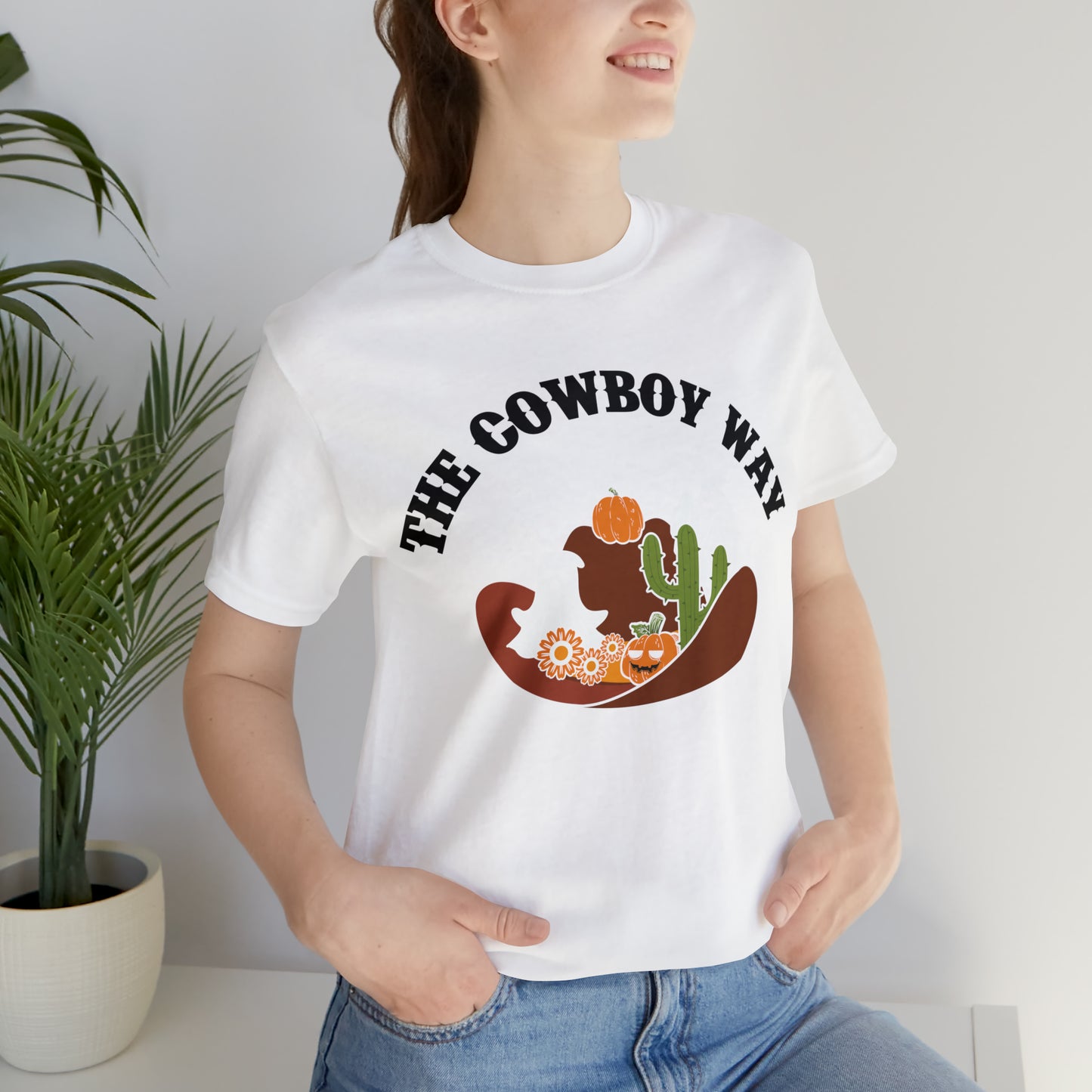 The Cowboy Way Retro Halloween Unisex Jersey Short Sleeve Tee