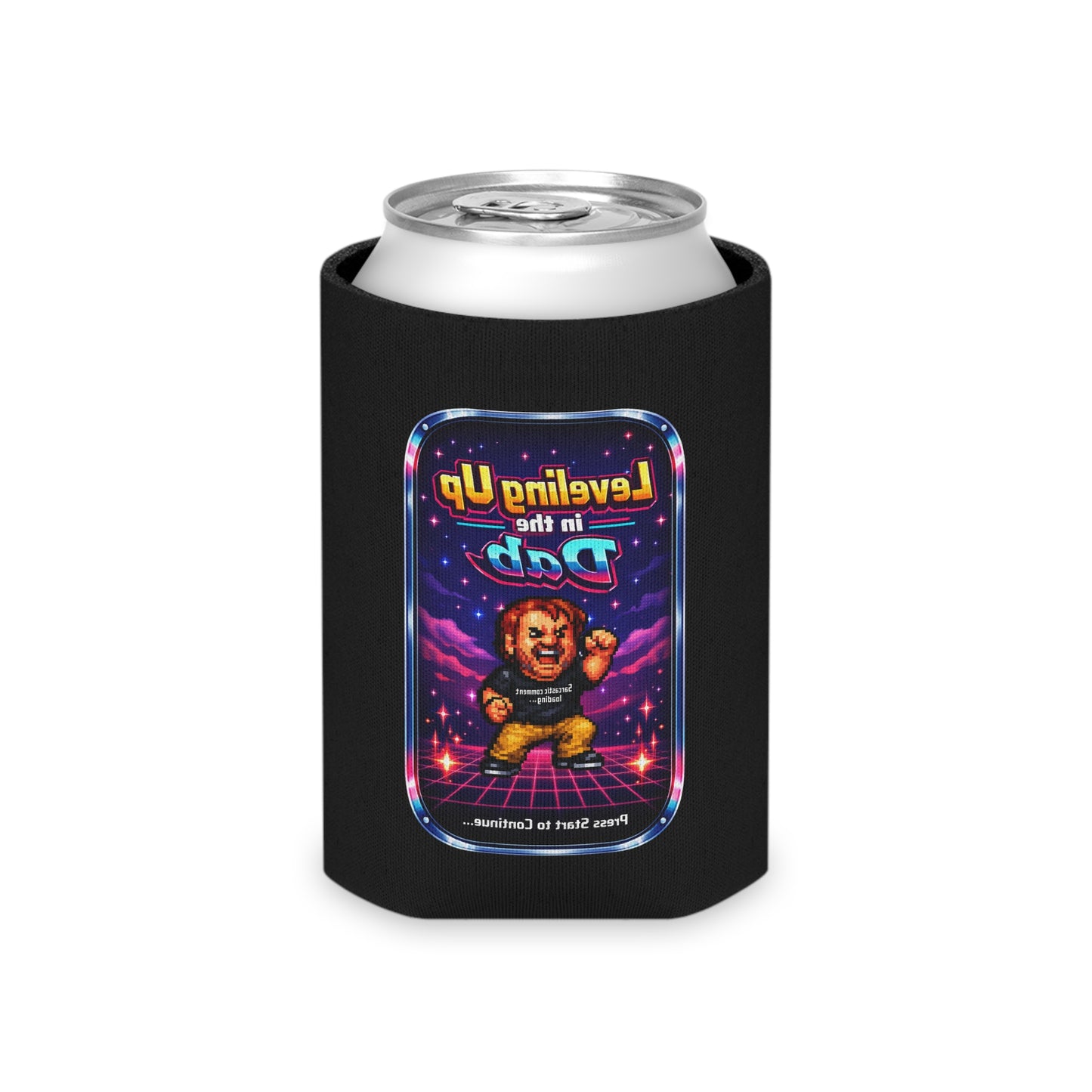 Leveling Up in the Dab Retro  Drink Koozie