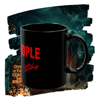 I Hate People the Rev Bob Levy Special 11 Oz Black Glossed Ceramic Mug #boblevy