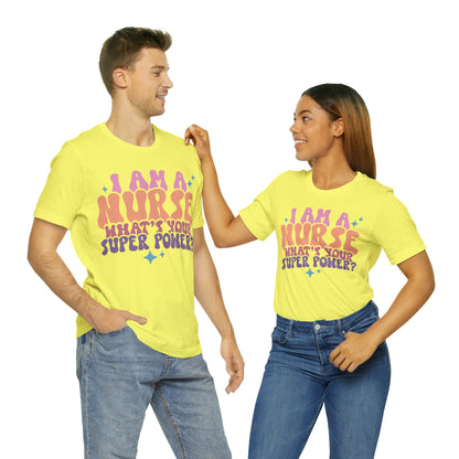 Comfy and Stylish Bella+Canva 3001 Nurse T-Shirt: Perfect Gift for Professionals & Nursing Students, Soft Fabric, Various Sizes Available