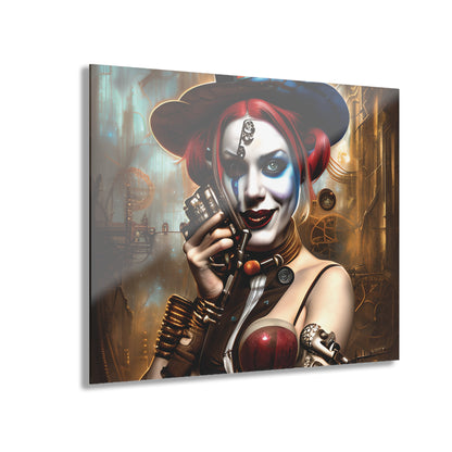 Hyper Realistic Steampunk Harley Quinn Acrylic Prints (French Cleat Hanging)