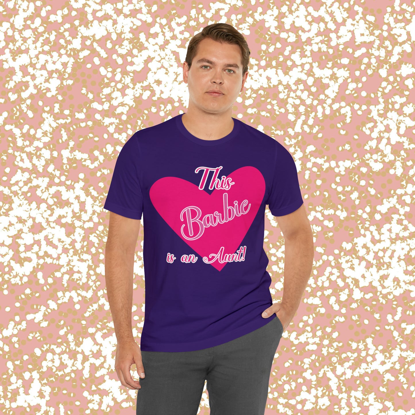 This Barbie is an Aunt Unisex Jersey Short Sleeve Tee Gifts for her