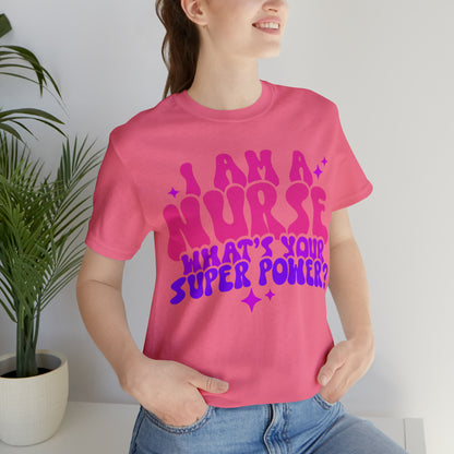 Comfy and Stylish Bella+Canva 3001 Nurse T-Shirt: Perfect Gift for Professionals & Nursing Students, Soft Fabric, Various Sizes Available