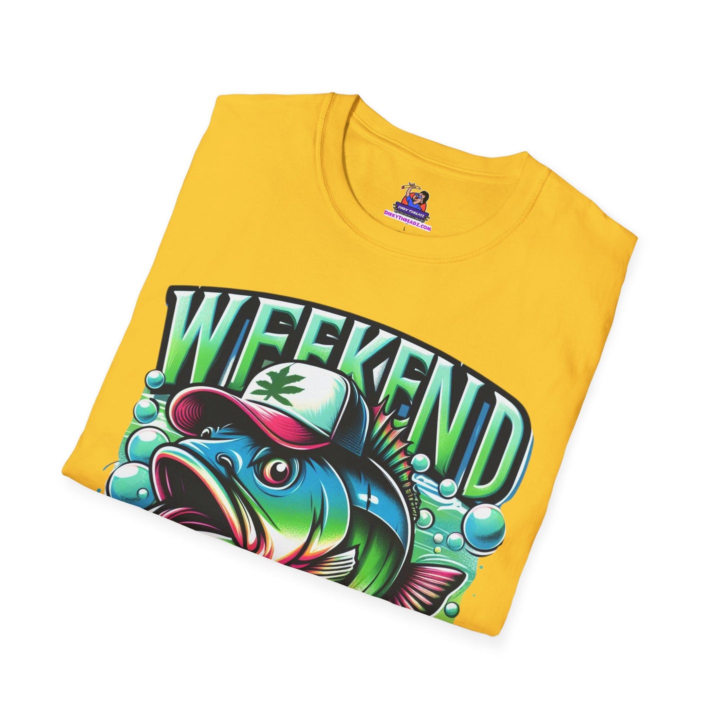 Weekend Hooker Unisex Softstyle T-Shirt Fishing humor, Fisherman Gift Pun T-Shirt Funny Fish Tee Fishy Vibes Unique Unisex Tee