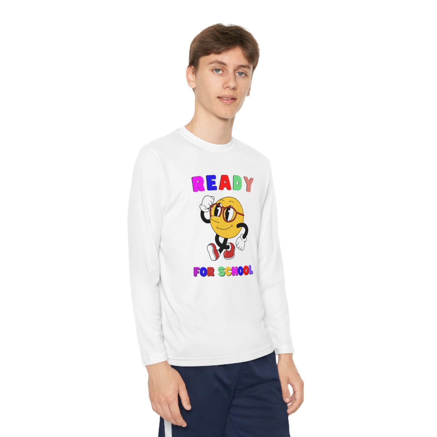 Ready For School Youth Long Sleeve Competitor Tee