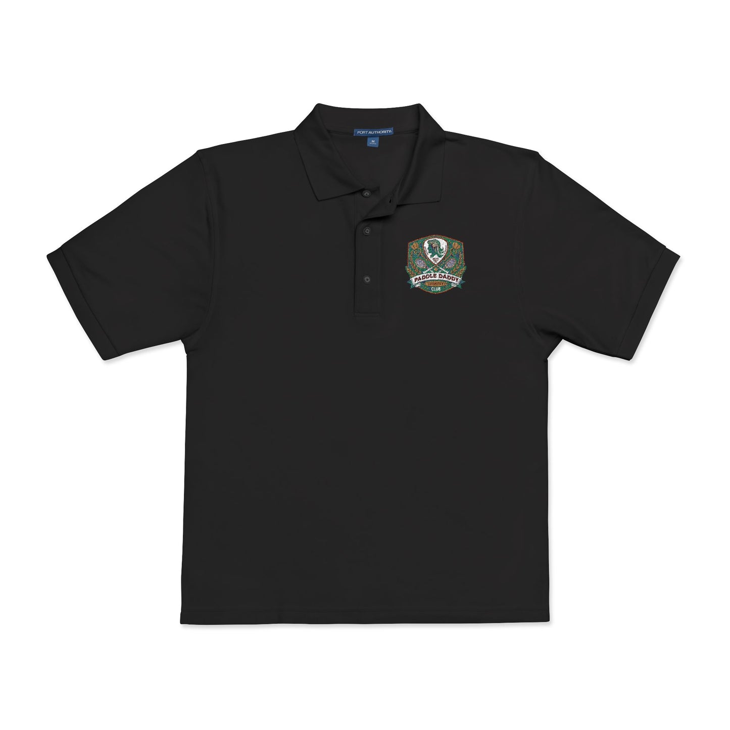 Paddle Daddy Country Club Polo  Embroidered Unisex Elegance for the Ironically Elite