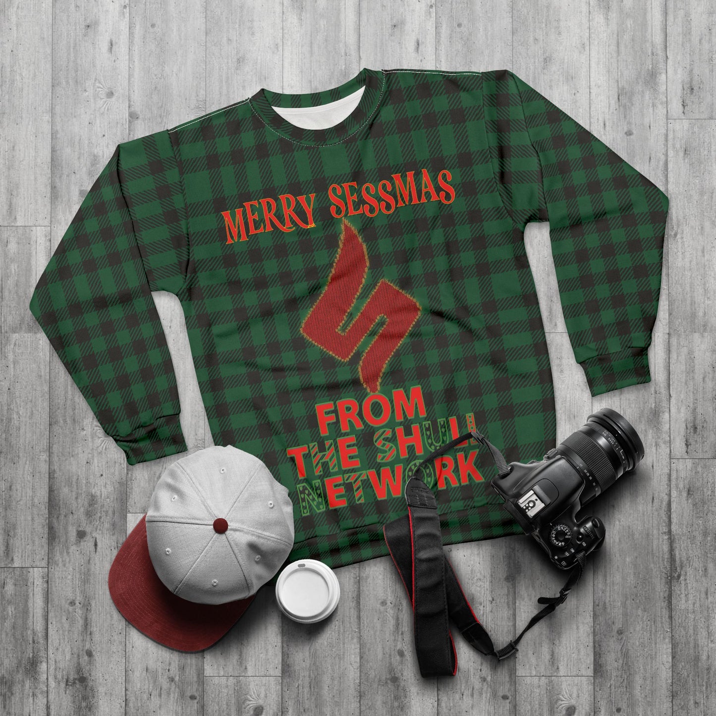 Merry Sessmas Sweatshirt - The Shuli Network Holiday Ugly Sweater