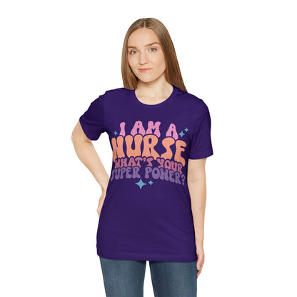 Comfy and Stylish Bella+Canva 3001 Nurse T-Shirt: Perfect Gift for Professionals & Nursing Students, Soft Fabric, Various Sizes Available