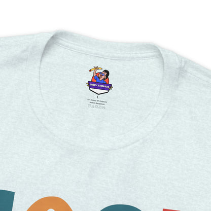 Colorful Good Vibes Only Unisex Jersey Short Sleeve Tee