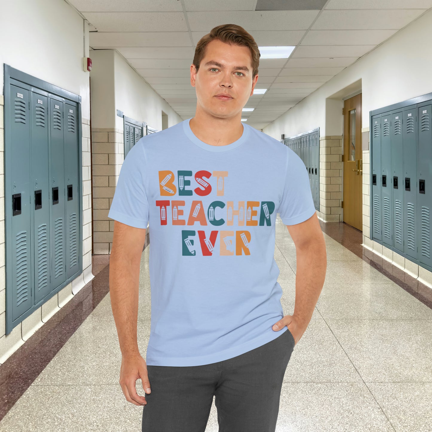 Best Teacher Ever Unisex Jersey Short Sleeve Tee