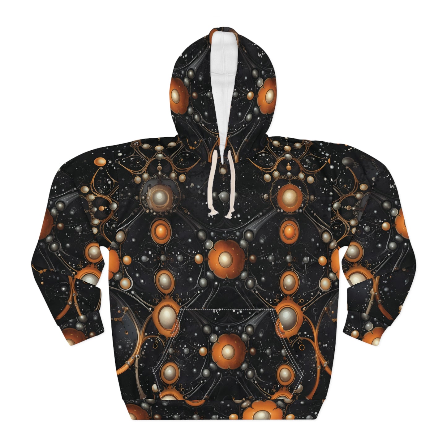 Halloween SteamPunk Unisex Pullover Hoodie (AOP)