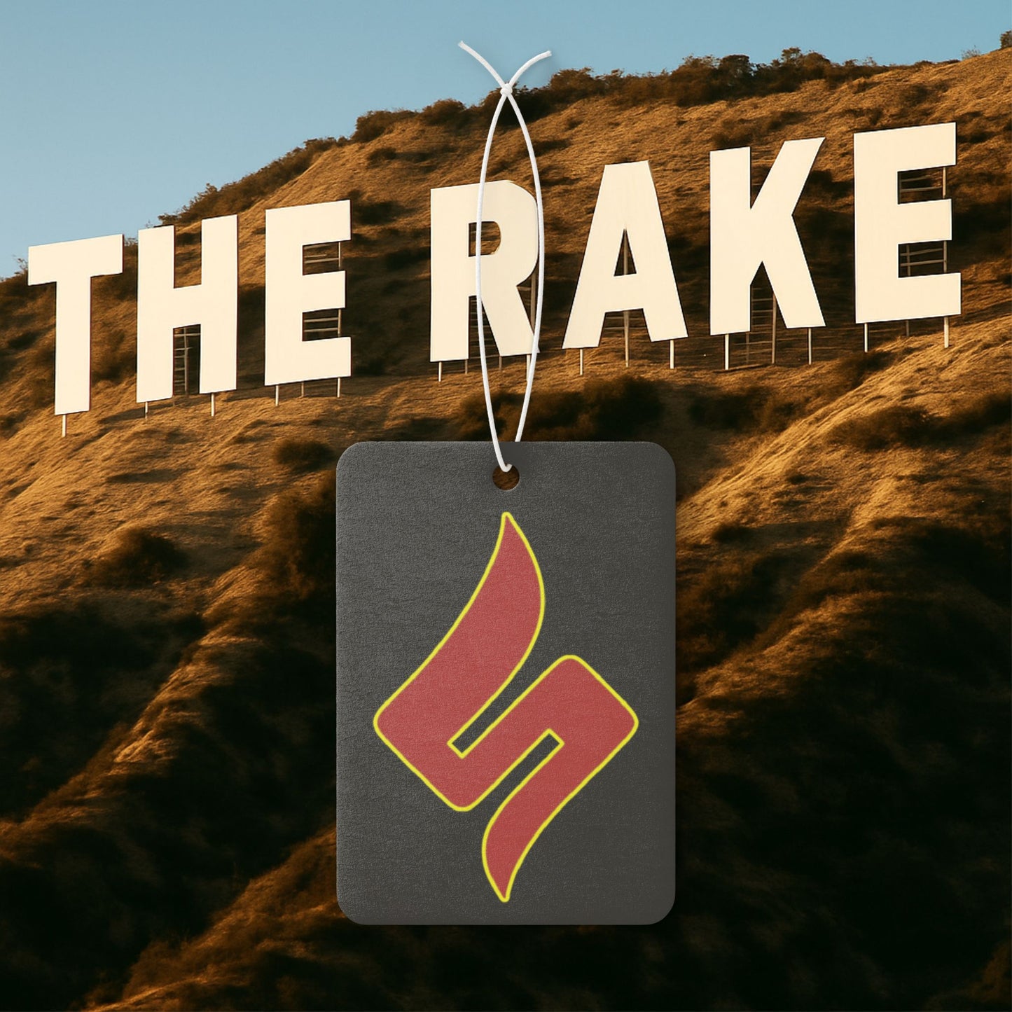 “Shuli Logo Air Freshener — For Cars That Smell Like Hot Takes”