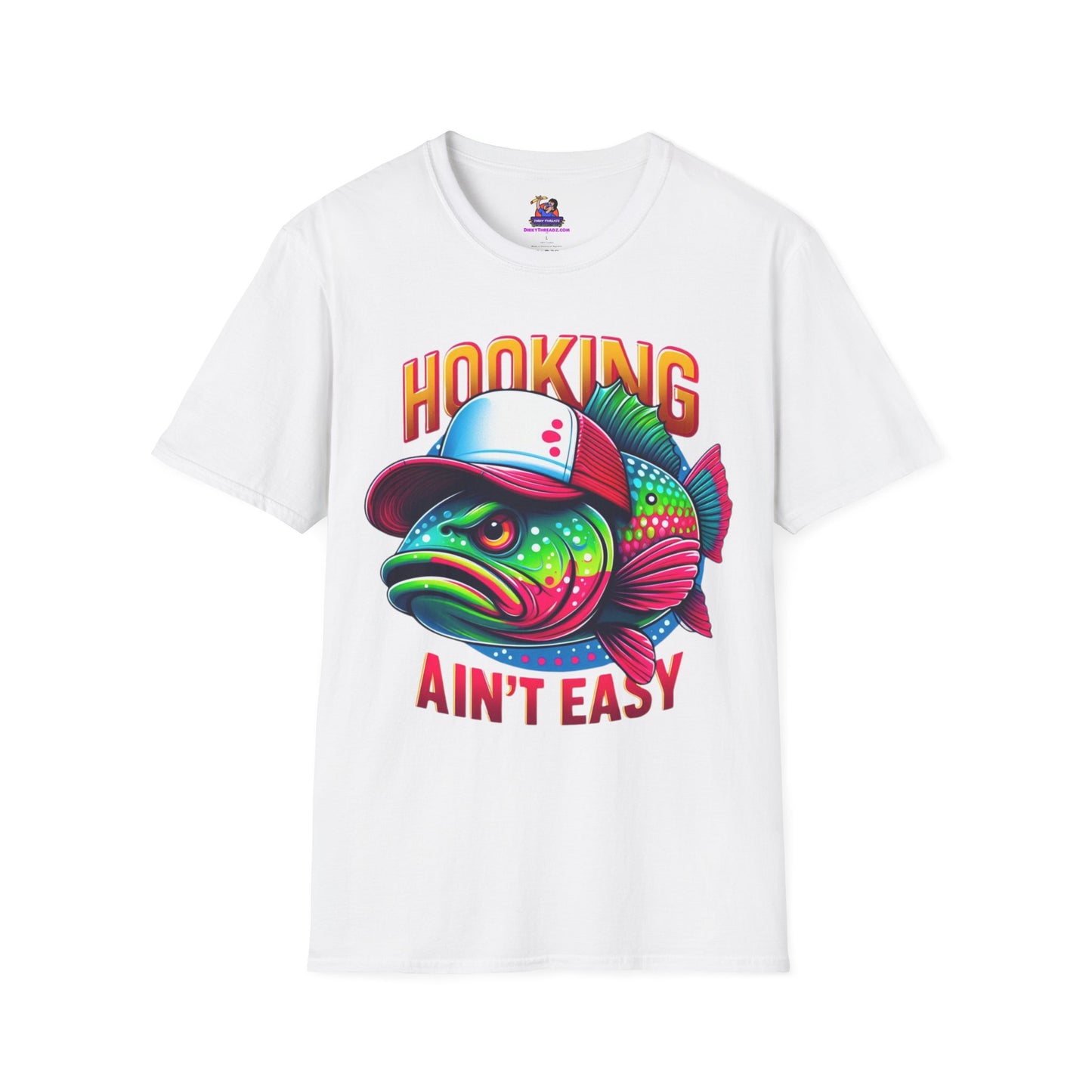 Reel-y Good Fashion: Hooking Ain't Easy Unisex Softstyle T-Shirt