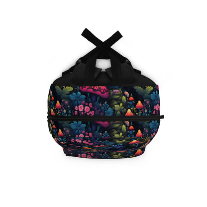 Fairy Tale Magical Forest With Colorful Mushrooms Backpack