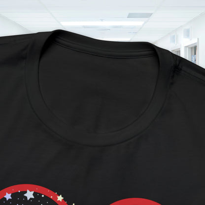 Nurse Love Unisex Jersey Tee Bella+Canvas 3001 Healthcare Gift Medical Students, Soft Fabric, Various Sizes Available