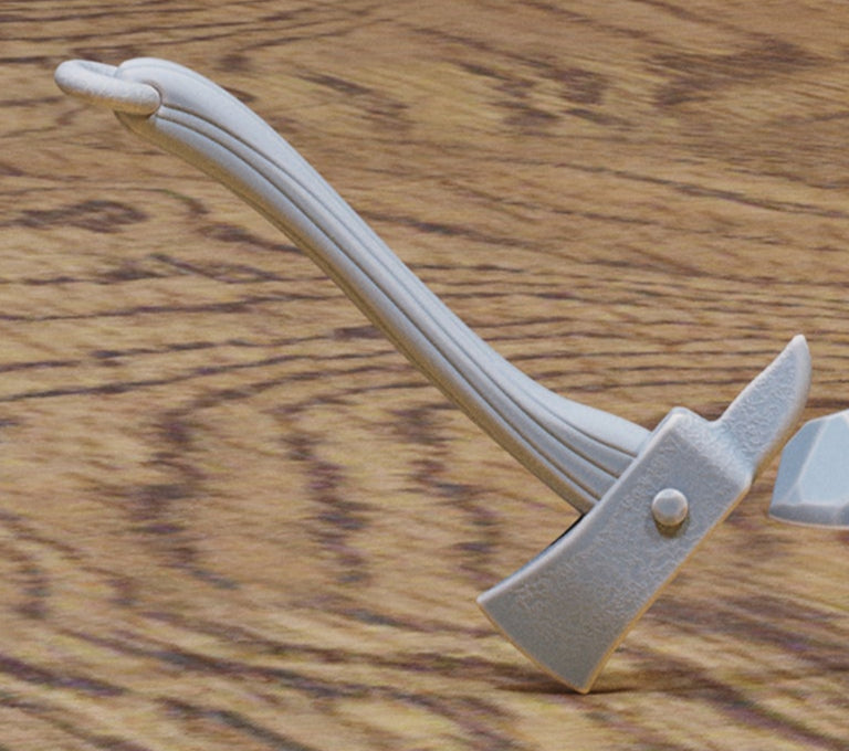 Bandit Camp Scatter Terrain – Campfires, Roasting Pig, Cooking Pot, Banner & Axe