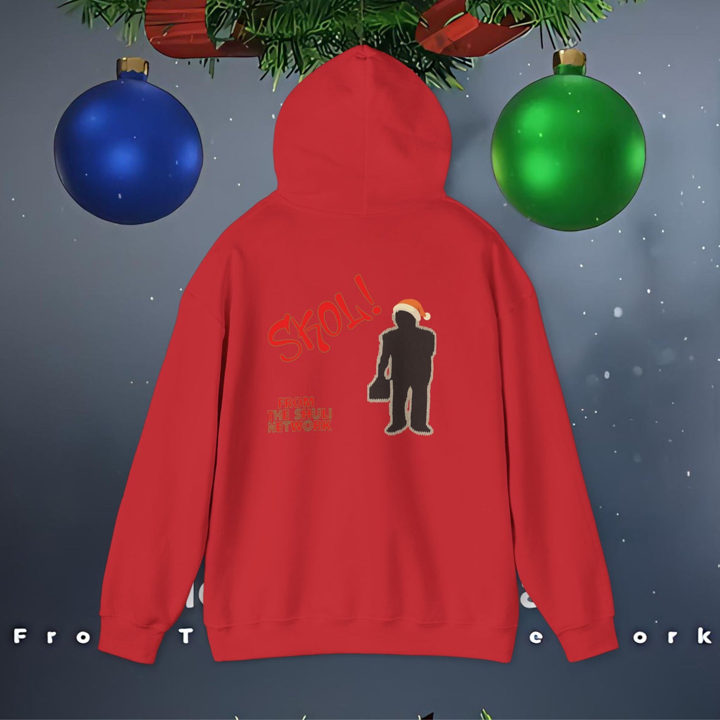 Merry Sessmas Hoodie – Festive "Skol" Holiday Graphic Sweatshirt