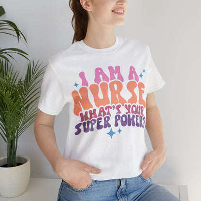 Comfy and Stylish Bella+Canva 3001 Nurse T-Shirt: Perfect Gift for Professionals & Nursing Students, Soft Fabric, Various Sizes Available