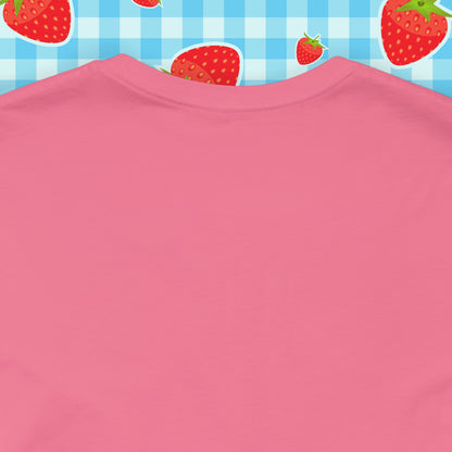 Retro Pin-Up T-Shirt - Quirky Pink Design for Bold Style