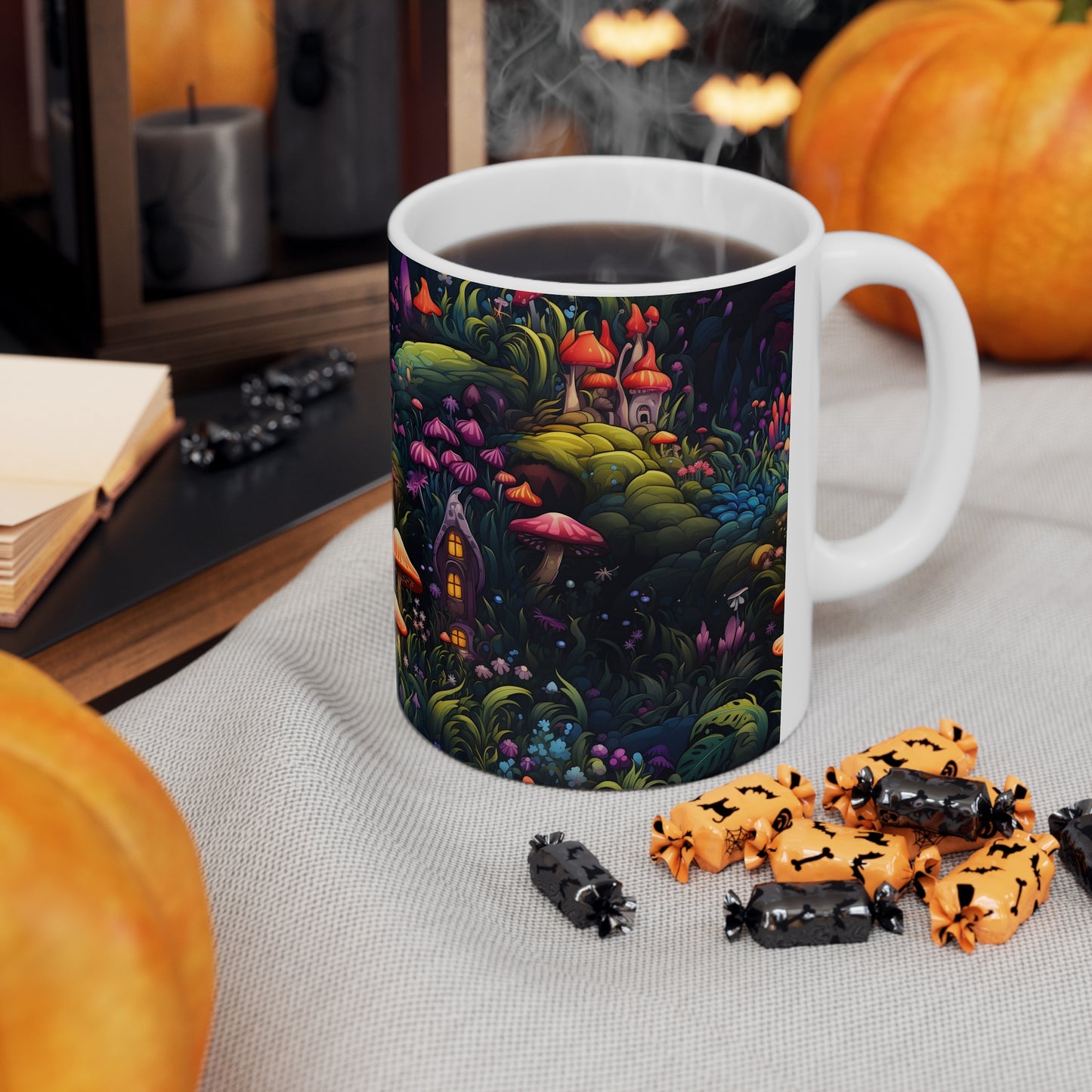 Fairy Garden Wonderland Cottage Mug - A Perfect Way to Enjoy Your Morning Brew" Ceramic Mug 11oz