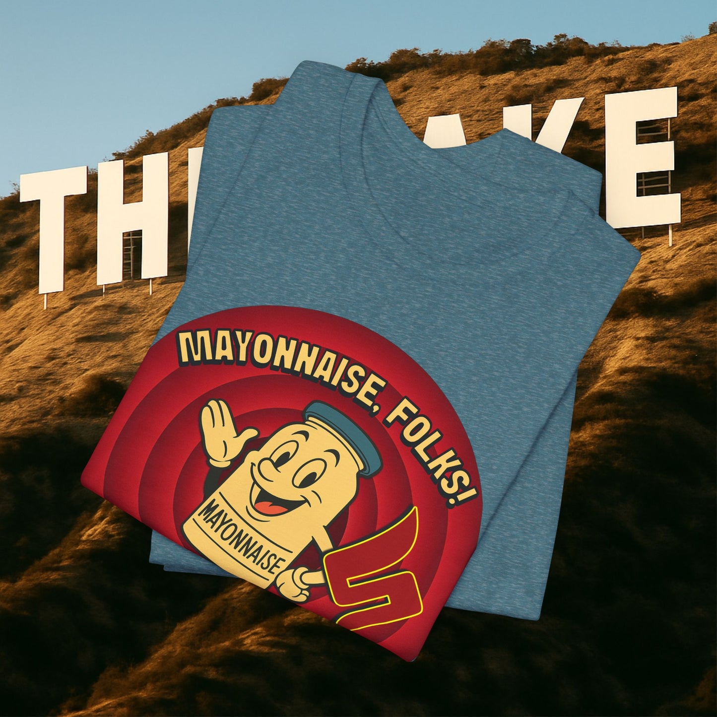 MAYONNAISE, FOLKS! — The Uncle Rico Show Credits Tee