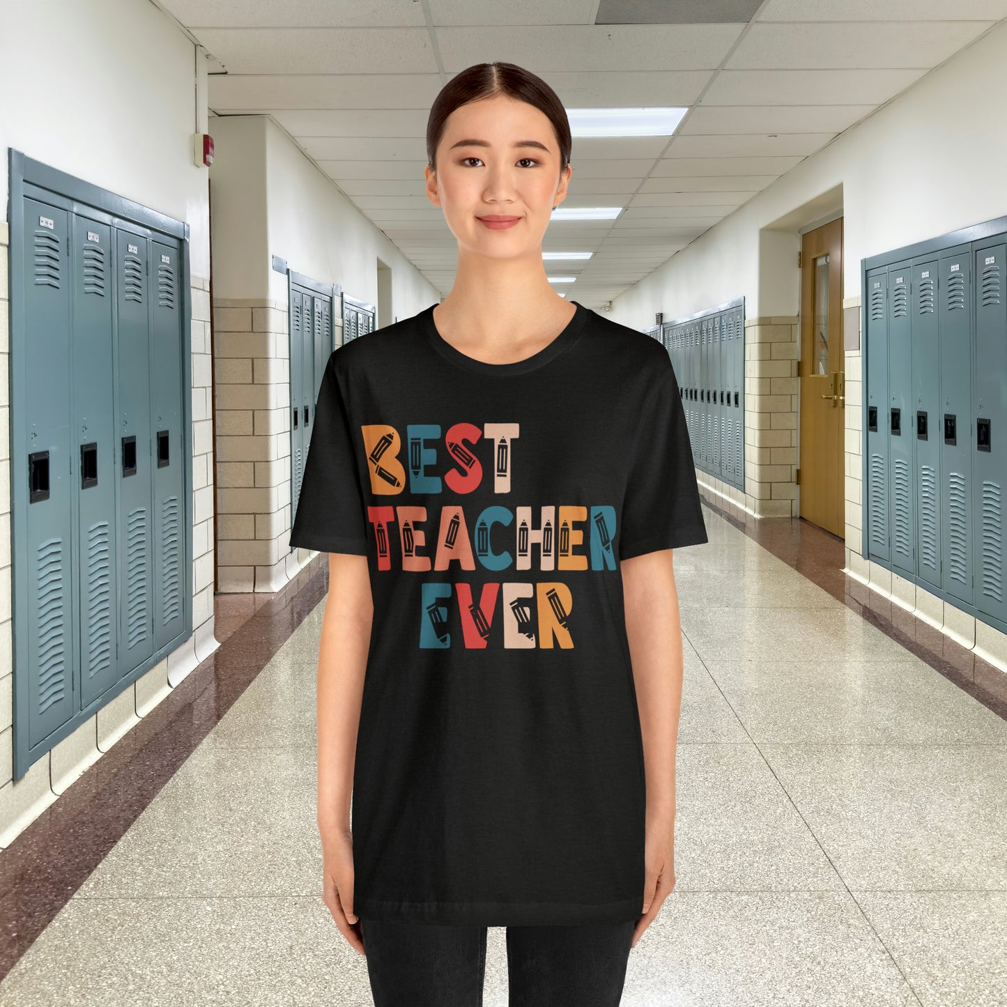 Best Teacher Ever Unisex Jersey Short Sleeve Tee