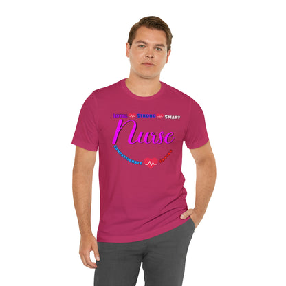 Comfy and Cozy Nurse Bella+Canvas 3001 Jersey T-Shirt: Perfect Gift for Nurses and Nursing Students, Soft Fabric, Various Sizes Available