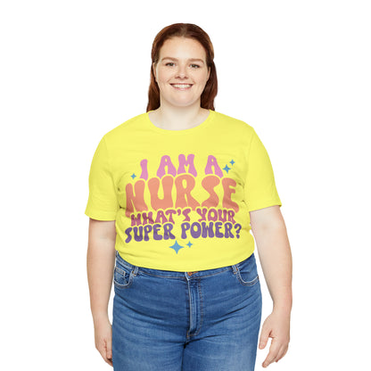 Comfy and Stylish Bella+Canva 3001 Nurse T-Shirt: Perfect Gift for Professionals & Nursing Students, Soft Fabric, Various Sizes Available