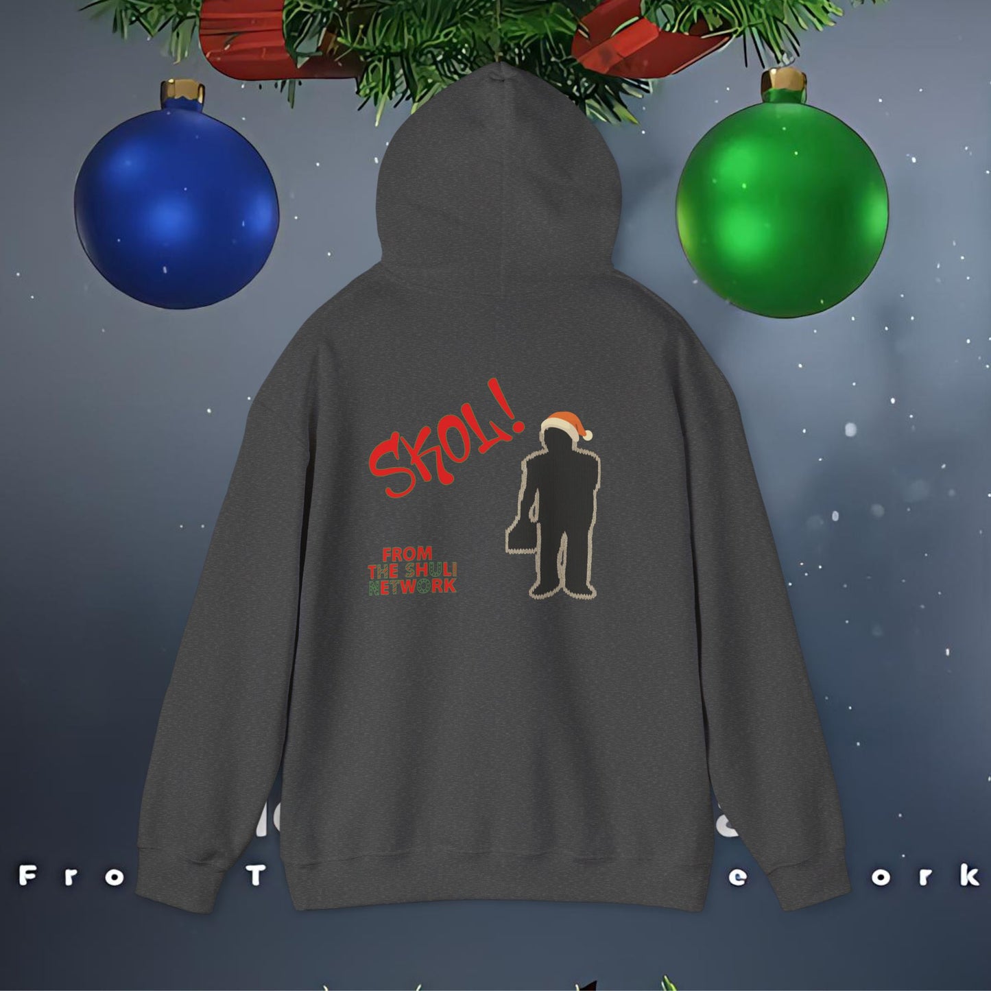 Merry Sessmas Hoodie – Festive "Skol" Holiday Graphic Sweatshirt