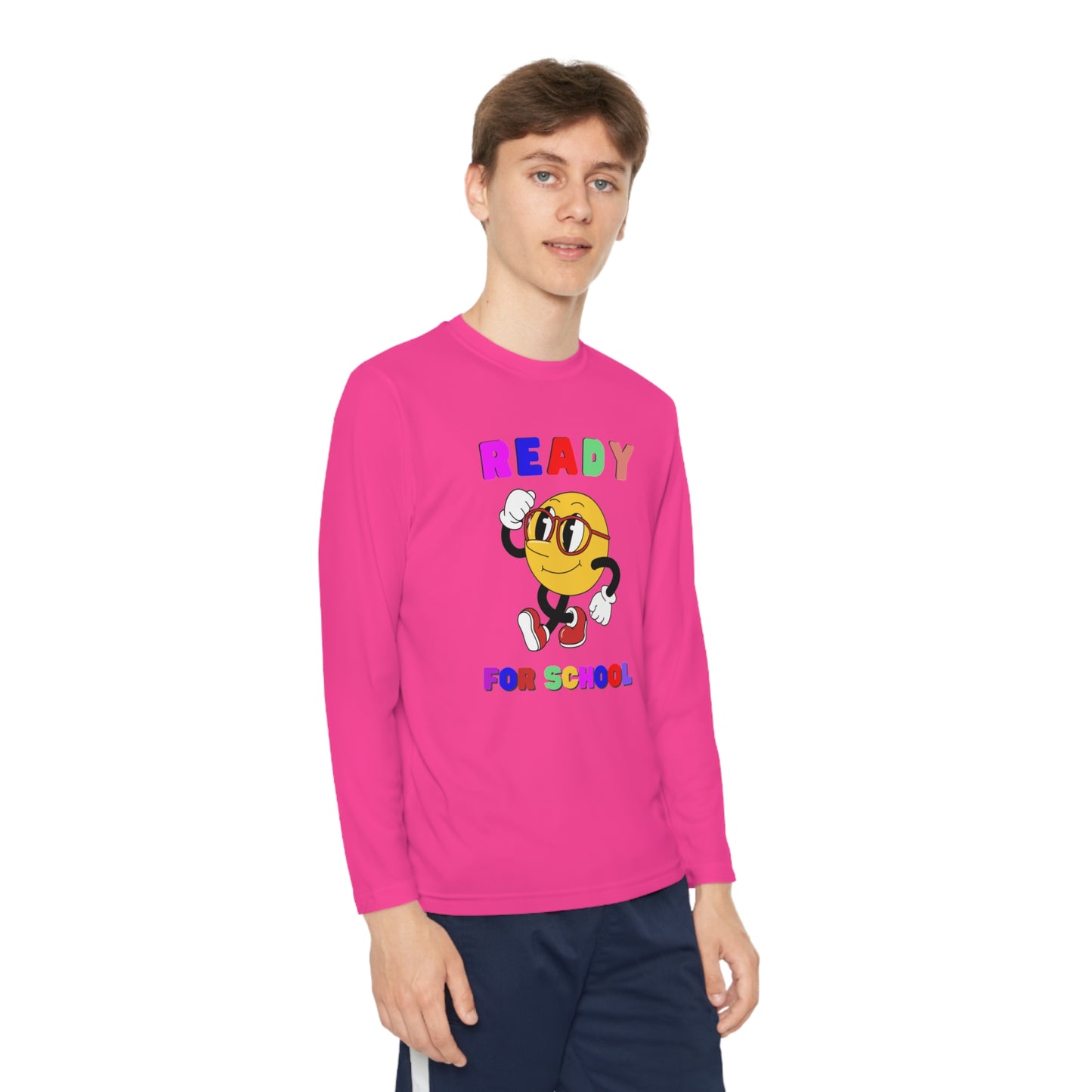 Ready For School Youth Long Sleeve Competitor Tee